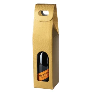 34.488.81 BOTTLE 9X9X38 Troslojna samosklopiva poklon kutija za flašu